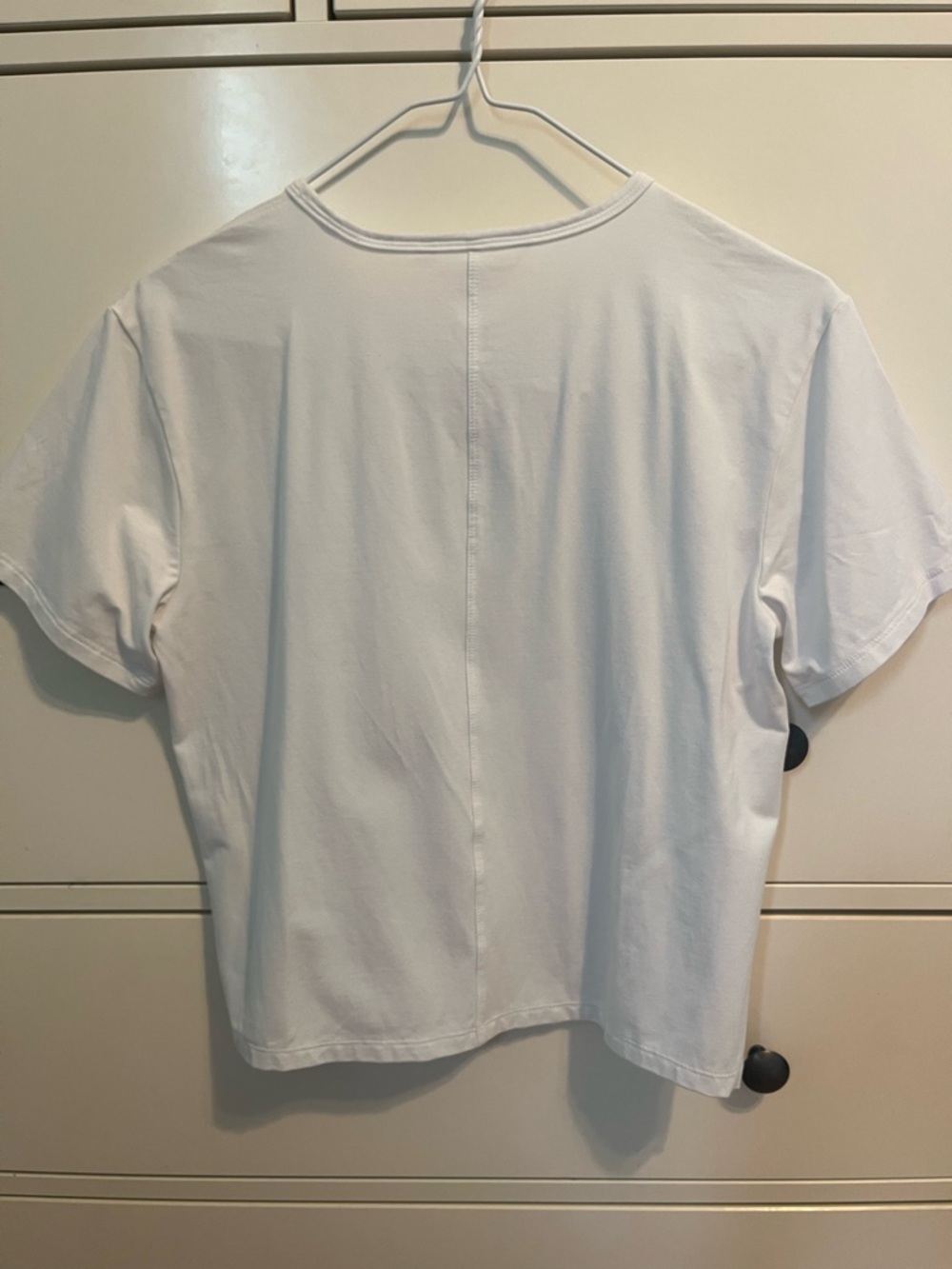 Athleta White Essential Cropped Tee - Picture 4 of 9